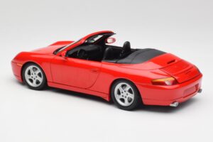 Porsche 911 996 Kabriolets Sarkans Gate 1:18 1051 Metāls — attēls 7 no 8