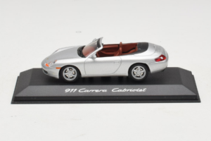 Porsche 911 996 Kabriolets Sudrabs Minichamps 1:43 WAP02004097 Metāls