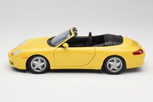 Porsche 911 996 Kabriolets Speed Dzeltens UT Models 1:18 27906 Metāls — attēls 4 no 8