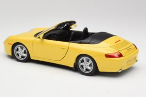 Porsche 911 996 Kabriolets Speed Dzeltens UT Models 1:18 27906 Metāls — attēls 7 no 8