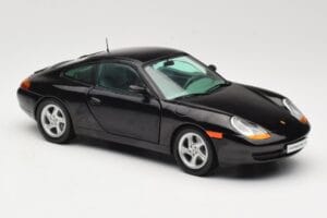 Porsche 911 996 Carrera Melns Sun Star 1:18 1202 Metāls — attēls 6 no 8