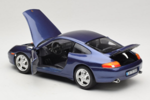 Porsche 911 996 Carrera Zils Bburago 1:18 WAP02100897 Metāls — attēls 5 no 8