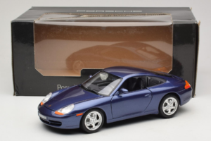 Porsche 911 996 Carrera Zils Bburago 1:18 WAP02100897 Metāls — attēls 8 no 8