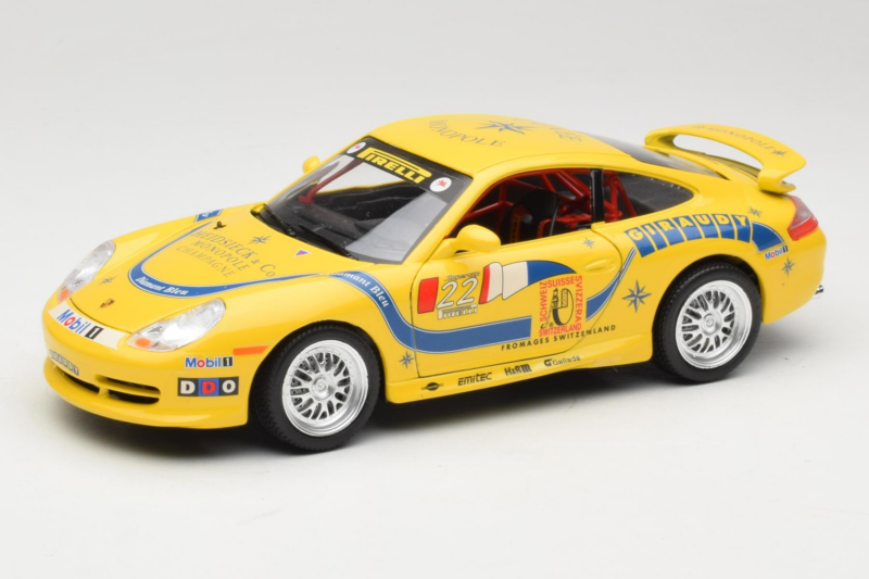 Porsche 911 996 GT3 Cup #22 Bburago 1:18 3395 Metāls