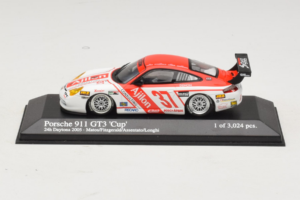 Porsche 911 996 GT3 Cup #37 Matos / Fitzgerald Rolex 24 at Daytona 2005 Minichamps 1:43 400056237 Metāls