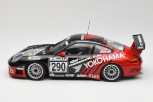 Porsche 911 996 GT3 RS #290 N. Bartels / H. Jacksties / F. Lorenzo Yokohama 24 Hours of Nurburgring 2003 AUTOart 1:18 80372 M — attēls 4 no 8