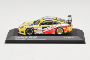 Porsche 911 GT3 RS #77 Konopka / McCormick 12 Hours of Sebring 2007 Minichamps 1:43 400076977 Metāls