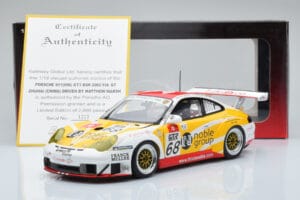 Porsche 911 996 GT3 RSR #68 M. Marsh FIA GT Zhuhai 2005 AUTOart 1:18 80582 Metāls — attēls 8 no 8
