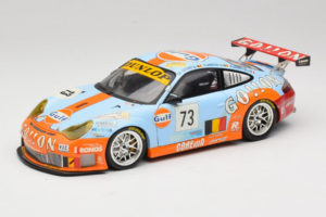 Porsche 911 996 GT3 RSR #73 Y. Lambert / C. Lefort / R. Iannetta 24 Hours of Le Mans 2006 Minichamps 1:18 100066473 Metāls