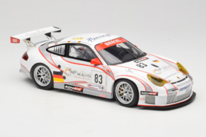Porsche 911 996 GT3 RSR #83 P. Ehret / C. Ried / C. Menzel 24 Hours of Le Mans 2006 Minichamps 1:18 PORSCHE004 Metāls — attēls 6 no 8