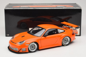 Porsche 911 996 GT3 RSR Oranžs ALMS 2004 Minichamps 1:18 100046402 Metāls — attēls 8 no 8