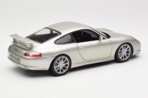 Porsche 911 996 GT3 Sudrabs Hot Wheels 1:18 C2590 Metāls — attēls 3 no 8