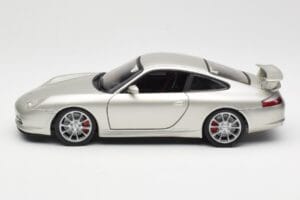 Porsche 911 996 GT3 Sudrabs Hot Wheels 1:18 C2590 Metāls — attēls 4 no 8