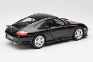 Porsche 911 996 Turbo Melns Bburago 1:18 3367 Metāls — attēls 3 no 8