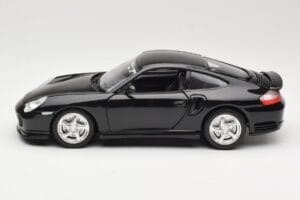 Porsche 911 996 Turbo Melns Bburago 1:18 3367 Metāls — attēls 4 no 8