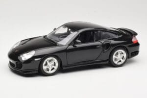 Porsche 911 996 Turbo Melns Bburago 1:18 3367 Metāls