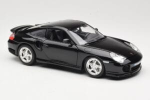 Porsche 911 996 Turbo Melns Bburago 1:18 3367 Metāls — attēls 6 no 8