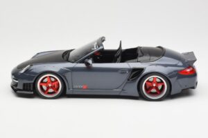 Porsche 911 997 Kabriolets Liberty Walk Pelēks GT Spirit 1:18 GT463 Sveķi — attēls 3 no 6