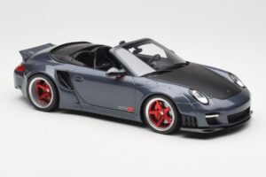 Porsche 911 997 Kabriolets Liberty Walk Pelēks GT Spirit 1:18 GT463 Sveķi — attēls 4 no 6