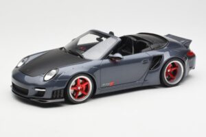 Porsche 911 997 Kabriolets Liberty Walk Pelēks GT Spirit 1:18 GT463 Sveķi