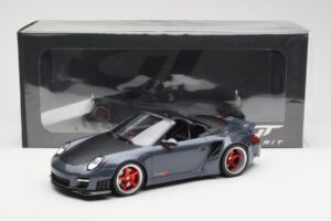 Porsche 911 997 Kabriolets Liberty Walk Pelēks GT Spirit 1:18 GT463 Sveķi — attēls 6 no 6