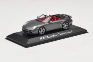 Porsche 911 997 Turbo Cabriolet Grey Metallic Minichamps 1:43 WAP02015216 Metāls — attēls 2 no 5