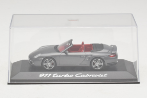 Porsche 911 997 Turbo Cabriolet Grey Metallic Minichamps 1:43 WAP02015216 Metāls — attēls 4 no 5