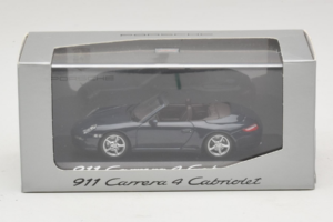 Porsche 911 997 Carrera 4 Kabriolets Tumši Zils Minichamps 1:43 WAP02015216-P1 Metāls — attēls 4 no 4