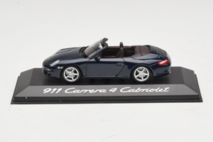 Porsche 911 997 Carrera 4 Kabriolets Tumši Zils Minichamps 1:43 WAP02015216-P1 Metāls