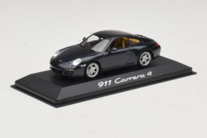 Porsche 911 997 Carrera 4 Dark Blue Metallic Minichamps 1:43 WAP02001518 Metāls — attēls 2 no 4