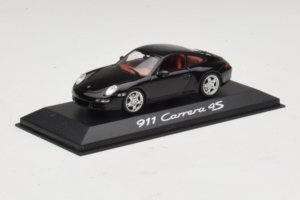 Porsche 911 997 Carrera 4S Melns Minichamps 1:43 WAP02010116 Metāls — attēls 2 no 4