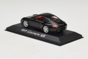 Porsche 911 997 Carrera 4S Melns Minichamps 1:43 WAP02010116 Metāls — attēls 3 no 4