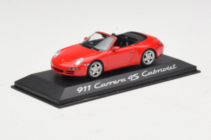 Porsche 911 997 Carrera 4S Kabriolets Sarkans Minichamps 1:43 WAP02015316 Metāls — attēls 2 no 5