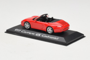 Porsche 911 997 Carrera 4S Kabriolets Sarkans Minichamps 1:43 WAP02015316 Metāls — attēls 3 no 5