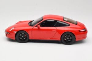 Porsche 911 997 Carrera 4S Sarkans Norev 1:18 187510 Metāls — attēls 4 no 8
