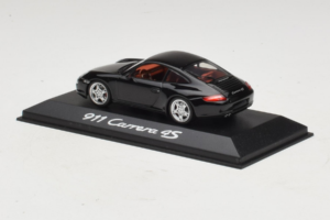 Porsche 911 997 Carrera 4S Tumši Zils Minichamps 1:43 WAP02011615 Metāls — attēls 3 no 4