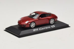 Porsche 911 997 Carrera 4S Sarkans Minichamps 1:43 WAP02001718 Metāls — attēls 2 no 4