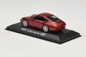 Porsche 911 997 Carrera 4S Sarkans Minichamps 1:43 WAP02001718 Metāls — attēls 3 no 4