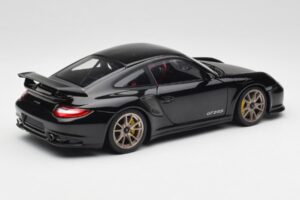 Porsche 911 997 GT2 RS Melns & Sudrabs Diski Minichamps 1:18 100069401 Metāls — attēls 3 no 8