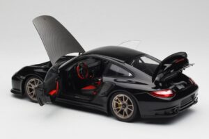 Porsche 911 997 GT2 RS Melns & Sudrabs Diski Minichamps 1:18 100069401 Metāls — attēls 5 no 8
