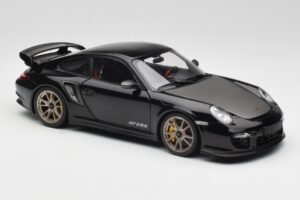 Porsche 911 997 GT2 RS Melns & Sudrabs Diski Minichamps 1:18 100069401 Metāls — attēls 6 no 8