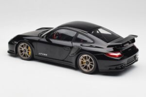 Porsche 911 997 GT2 RS Melns & Sudrabs Diski Minichamps 1:18 100069401 Metāls — attēls 7 no 8