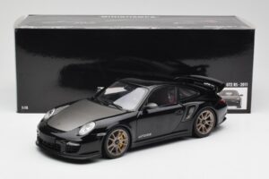 Porsche 911 997 GT2 RS Melns & Sudrabs Diski Minichamps 1:18 100069401 Metāls — attēls 8 no 8
