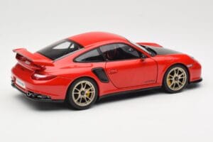 Porsche 911 997 GT2 RS Sarkans AUTOart 1:18 77964 Metāls — attēls 3 no 8
