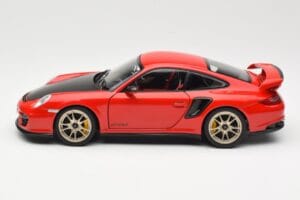 Porsche 911 997 GT2 RS Sarkans AUTOart 1:18 77964 Metāls — attēls 4 no 8