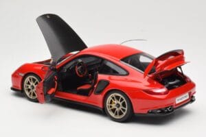 Porsche 911 997 GT2 RS Sarkans AUTOart 1:18 77964 Metāls — attēls 5 no 8