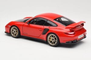 Porsche 911 997 GT2 RS Sarkans AUTOart 1:18 77964 Metāls — attēls 7 no 8