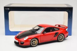 Porsche 911 997 GT2 RS Sarkans AUTOart 1:18 77964 Metāls — attēls 8 no 8