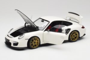 Porsche 911 997 GT2 RS Balts & Zelts Diski Minichamps 1:18 100069406 Metāls — attēls 2 no 8