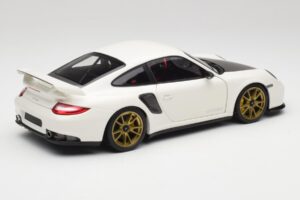 Porsche 911 997 GT2 RS Balts & Zelts Diski Minichamps 1:18 100069406 Metāls — attēls 3 no 8
